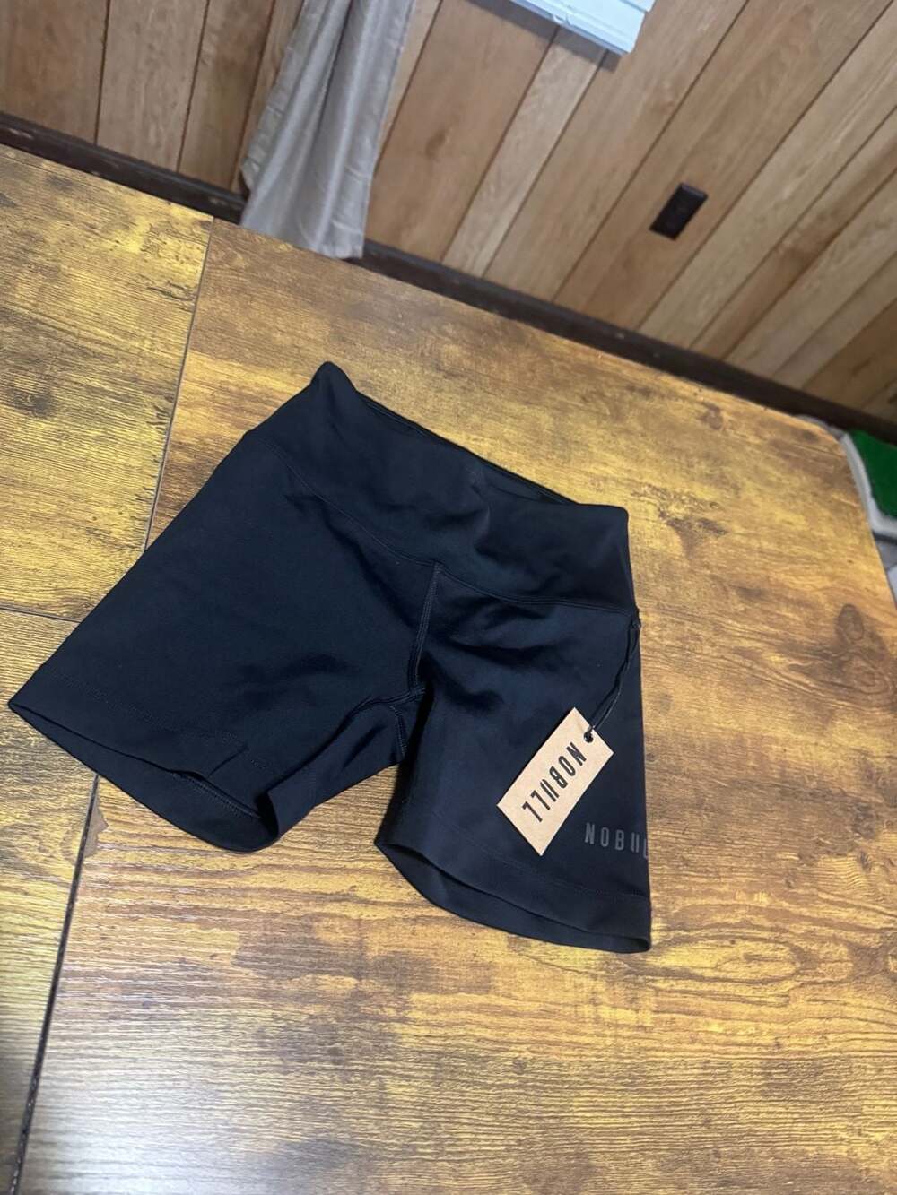 NOBULL Women's Black High-Rise W HR 4 Short Size XS